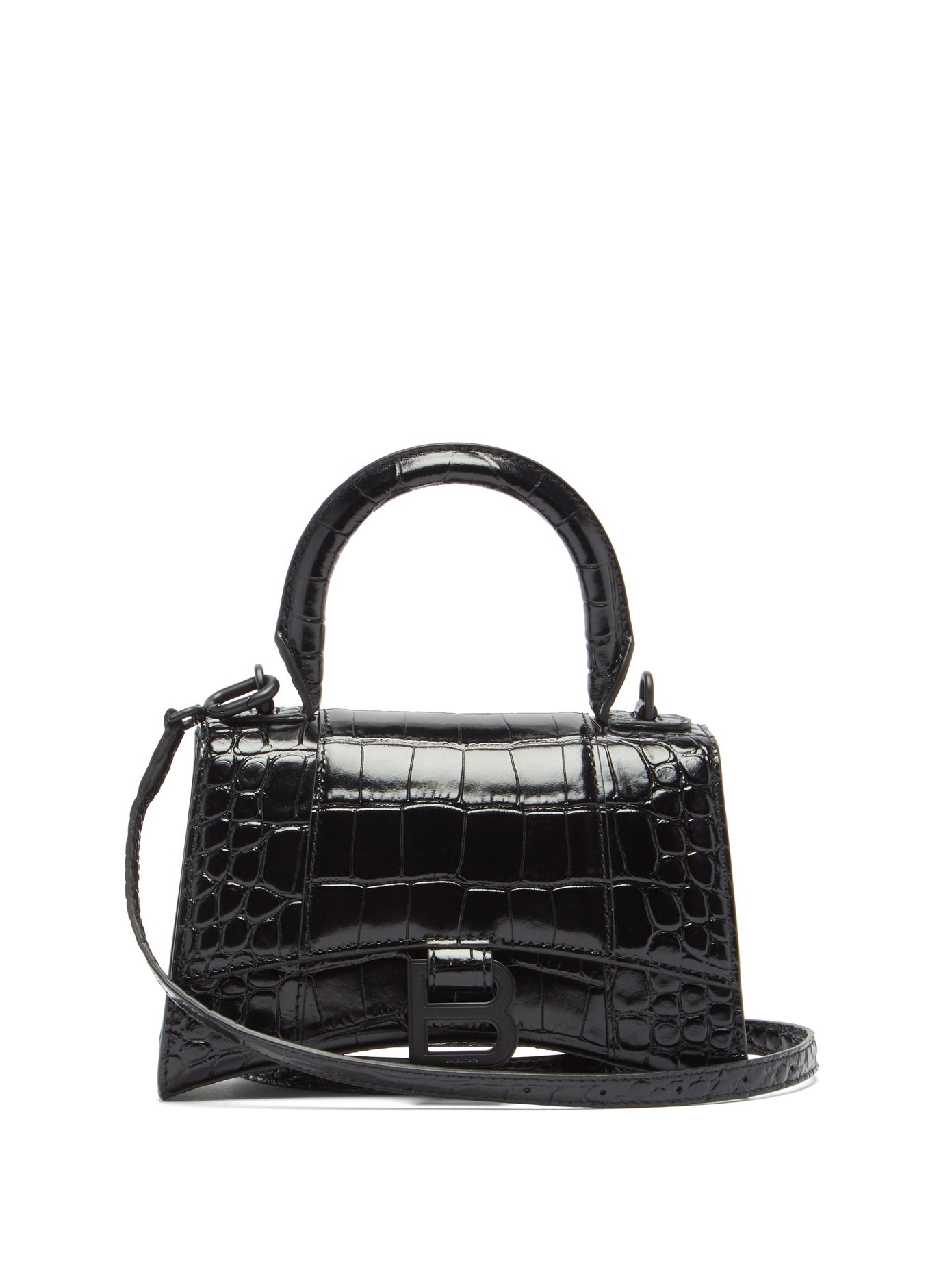 Balenciaga Silver Hourglass Xs Mock Croc Top Handle Bag in Gray Lyst #31 Balenciaga Silver Hourglass Xs Mock Croc Top Handle Bag in Gray Lyst